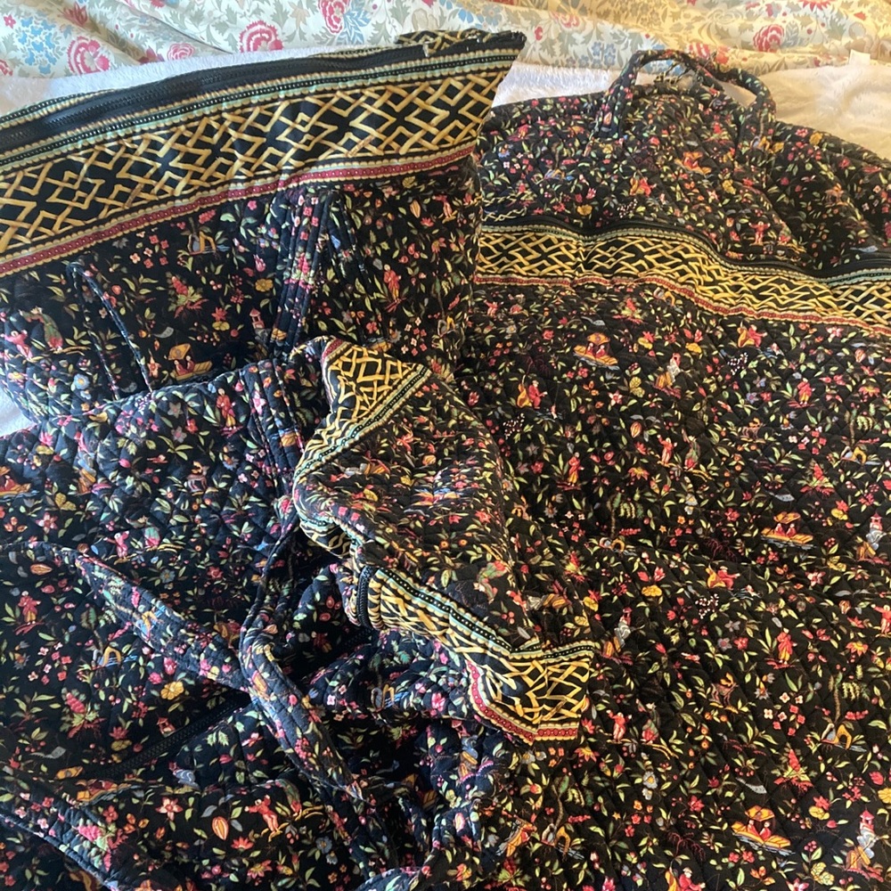 Vera Bradley three bag set in Ming pattern